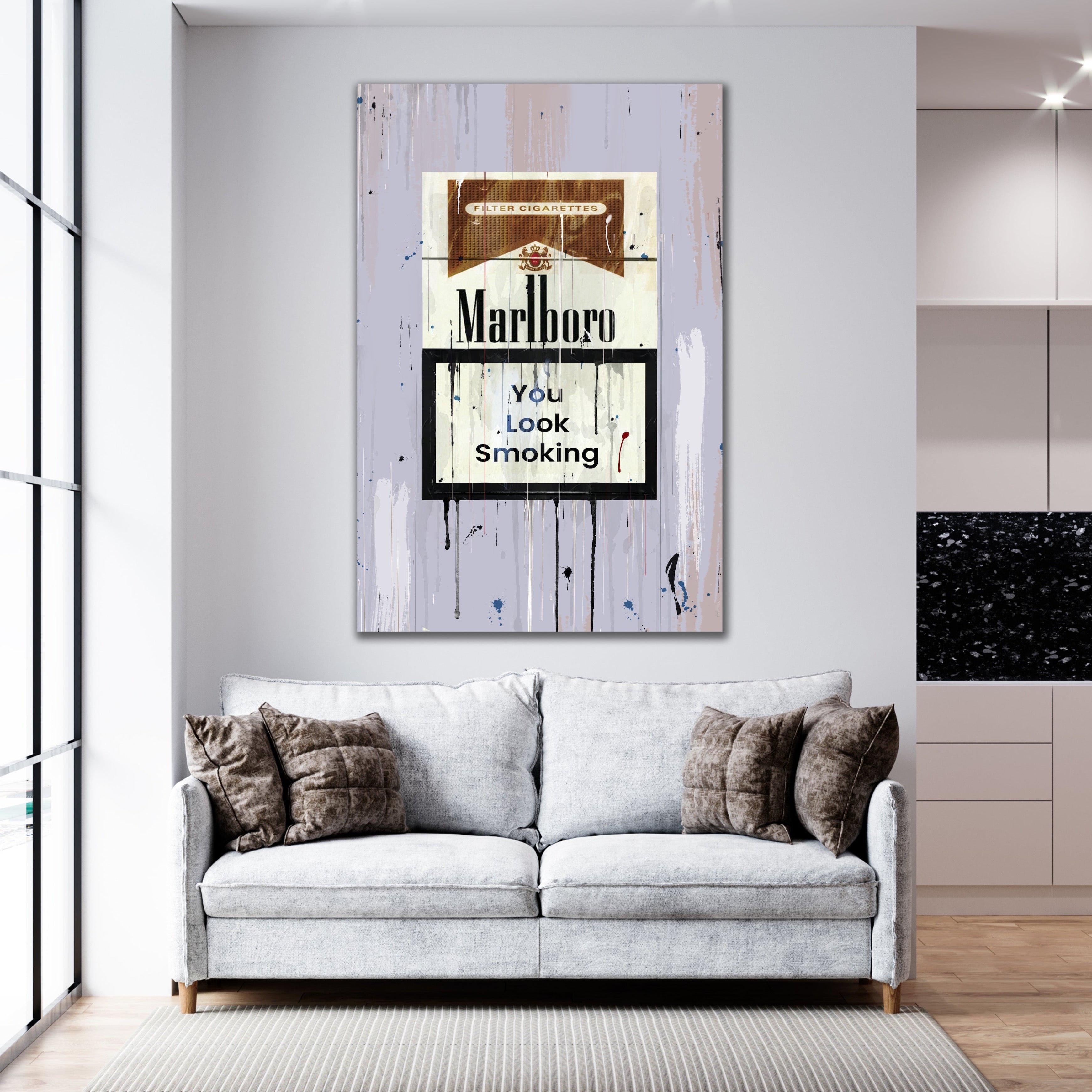 Schilderij You Look Smoking (Canvas)